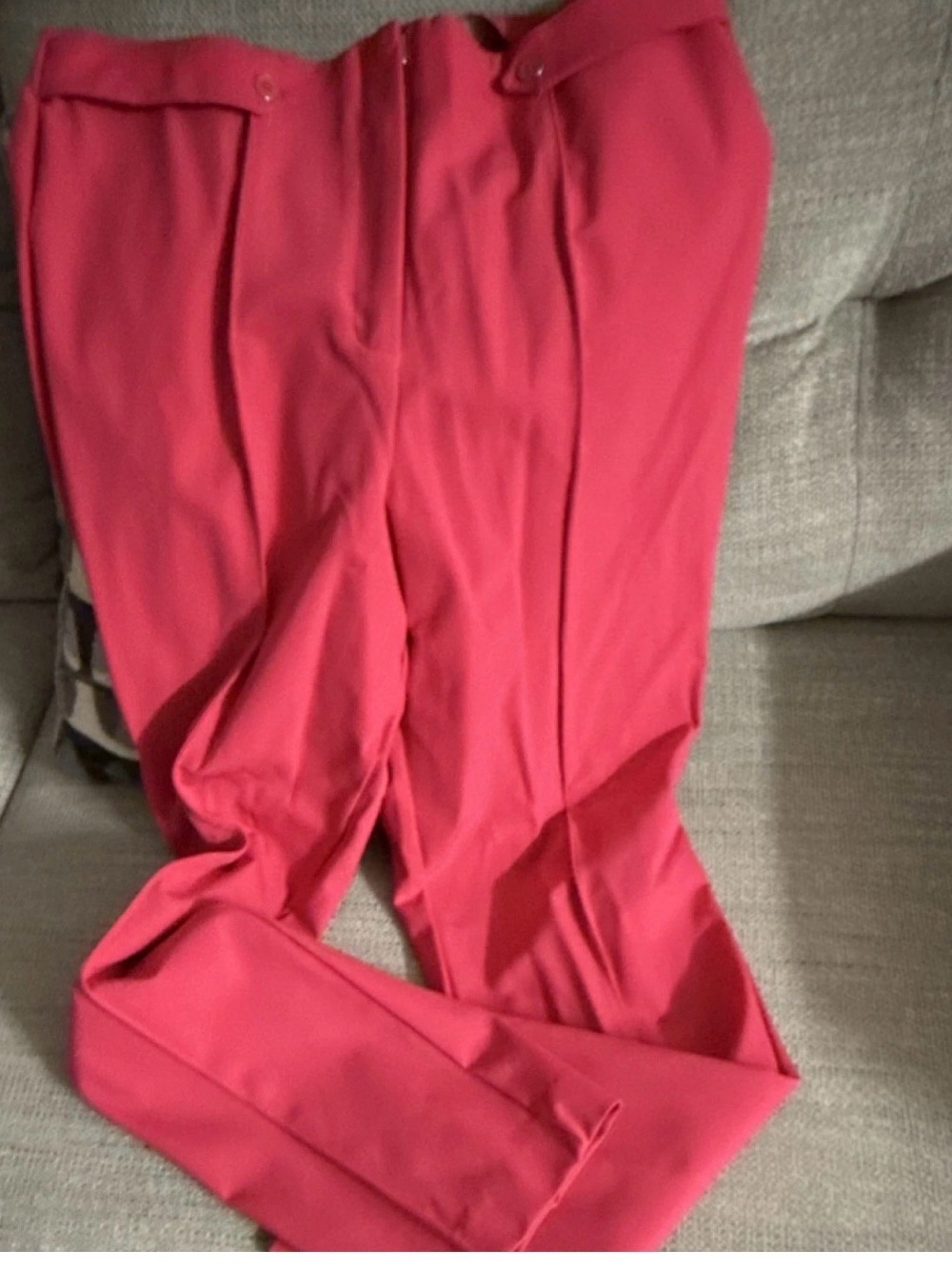New York & Company Coral Pink Tailored Trousers